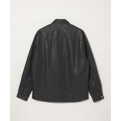 MT LTHR/LK SHT （BLACK）｜詳細画像