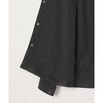 MT LTHR/LK SHT （BLACK）｜詳細画像