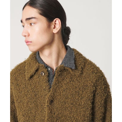 MT FTHR/YN KNIT JKT （OLIVE）｜詳細画像