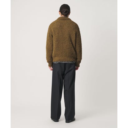 MT FTHR/YN KNIT JKT （OLIVE）｜詳細画像