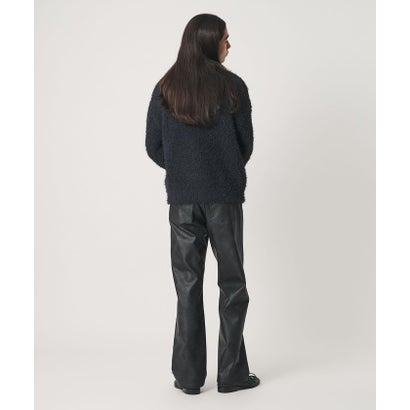 MT FTHR/YN KNIT JKT （DK.GRAY）｜詳細画像