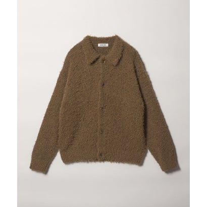 MT FTHR/YN KNIT JKT （DK.GRAY）｜詳細画像