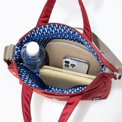 RMNK-06【89.レッド】ポリエステル 2way手提げ （レッド）｜詳細画像