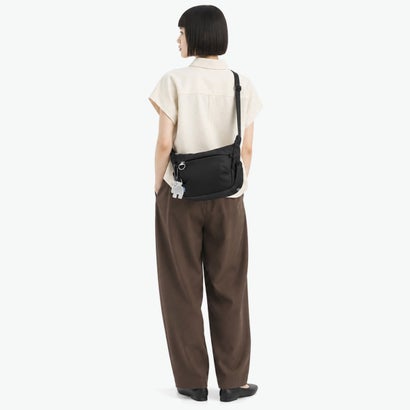 トートバッグ レディース ブランド おしゃれ 軽量 軽い 小さめ 防水 斜めがけバッグ 肩掛け ショルダー かわいい コンパクト ミニ 横型 シンプル カジュアル ZZRK ZZRK-01C （Black）｜詳細画像