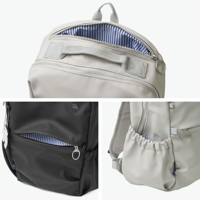 リュック メンズ レディース 通勤 通学 リュックサック バッグ 防水 バックパック ブランド 出張 旅行 ビジネス お出かけ おしゃれ きれいめ 14インチ 11L A4 ZZRK ZZRK-02C （LightGray）｜詳細画像
