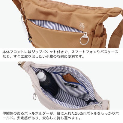 ショルダーバッグ レディース バッグ 斜めがけ 小さめ 軽量 ブランド 大人 女性 ミニ シンプル カジュアル アウトドア 丈夫 横型 北欧 A5 4L ZZRK ZZRK-01 （SlateBlue）｜詳細画像