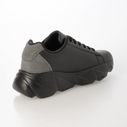 モズ moz スニーカー レディース 軽量 厚底 歩きやすい おしゃれ 白 黒 疲れない ウォーキング MOZ3020 （BLACK/GRAY）｜詳細画像