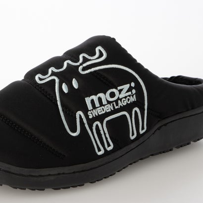 MOZ6701 レディース サンダル サボ クロッグシューズ 軽量 moz モズ 靴 滑りにくい （BLACK）｜詳細画像