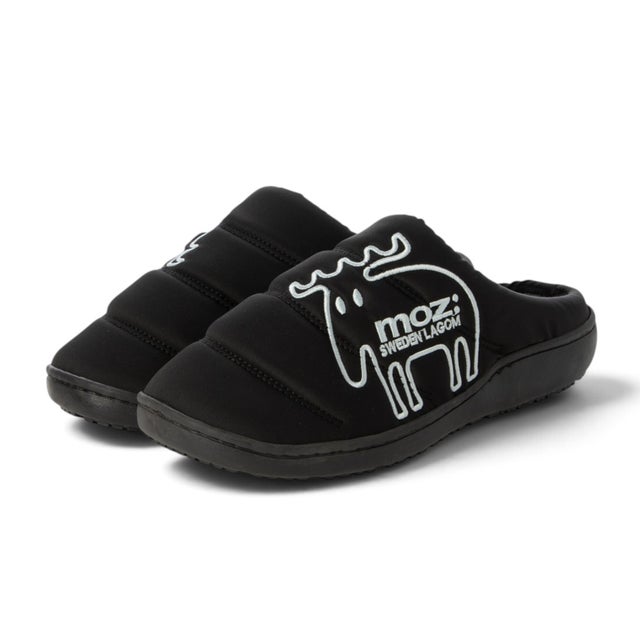 MOZ6701 レディース サンダル サボ クロッグシューズ 軽量 靴 滑りにくい （BLACK）