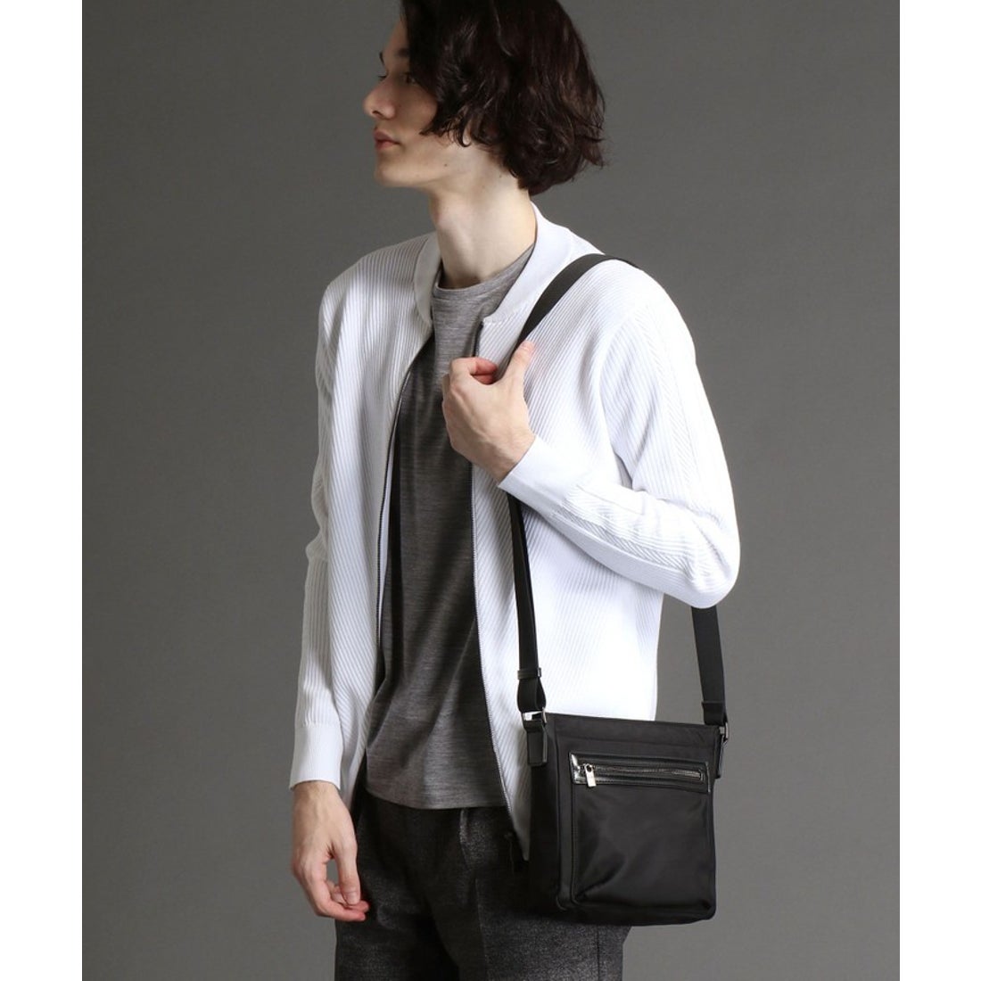ムッシュニコル MONSIEUR NICOLE ショルダーバッグ （67ネイビー 