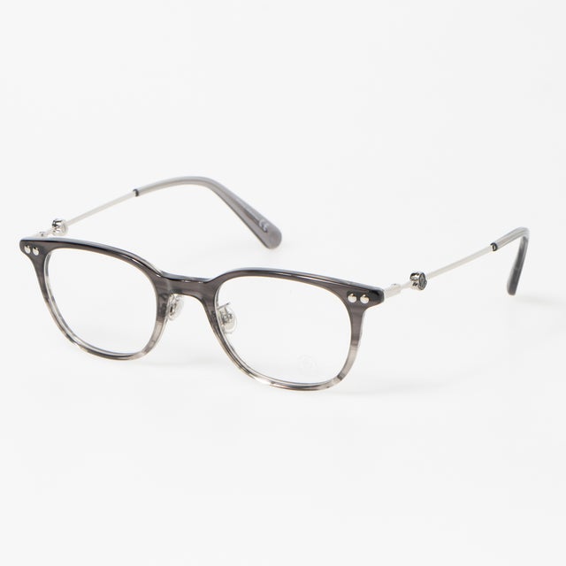 
                    メガネ 眼鏡 アイウェア レディース メンズ （グレー/シルバー）