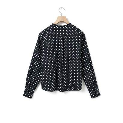 ミディウミ MidiUmi MidiUmi ドットショートシャツ （ネイビー(color77)）｜詳細画像