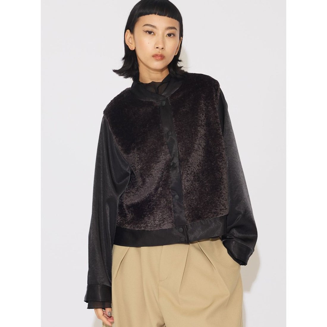 ミディウミソリッド MIDIUMISOLID MIDIUMISOLID for Ladies ボア切替
