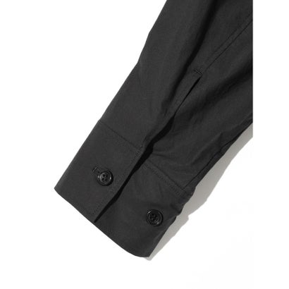 MIDIUMISOLID for Ladies ラップトレンチシャツ （ネイビー(color77)）｜詳細画像