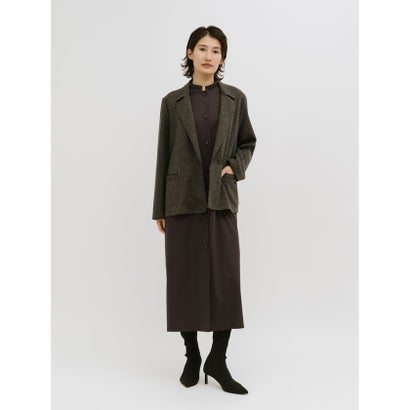 MIDIUMISOLID for Ladies エッジラインロングジレ （ネイビー(color77)）｜詳細画像