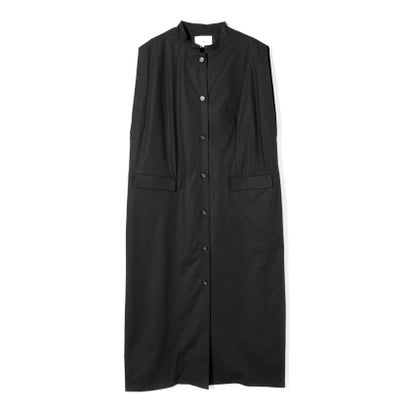 MIDIUMISOLID for Ladies エッジラインロングジレ （ネイビー(color77)）｜詳細画像