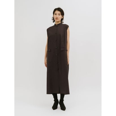 MIDIUMISOLID for Ladies エッジラインロングジレ （ネイビー(color77)）｜詳細画像