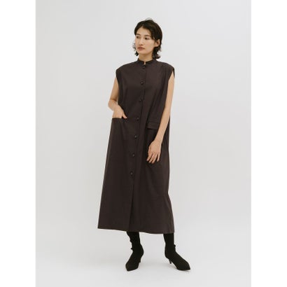 MIDIUMISOLID for Ladies エッジラインロングジレ （ネイビー(color77)）｜詳細画像