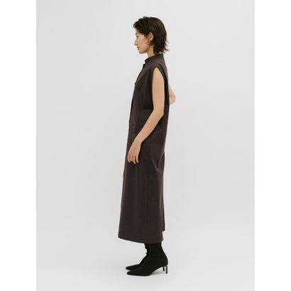 MIDIUMISOLID for Ladies エッジラインロングジレ （ネイビー(color77)）｜詳細画像