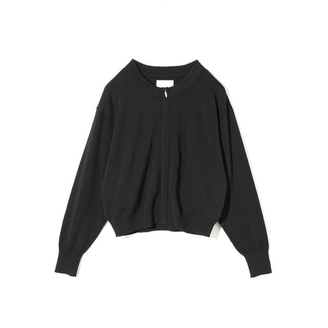 for Ladies カームジップニット （ブラック(color99)）