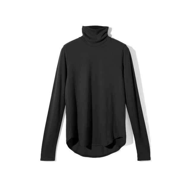for Ladies ハイネックラウンドヘムブルオーバー （ブラック(color99)）