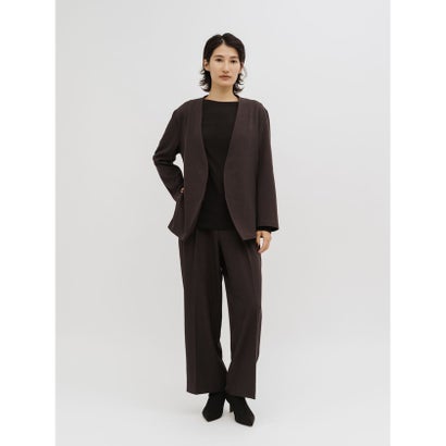 MIDIUMISOLID for Ladies エッセンシャルイーズパンツ （チャコールグレー(color92)）｜詳細画像