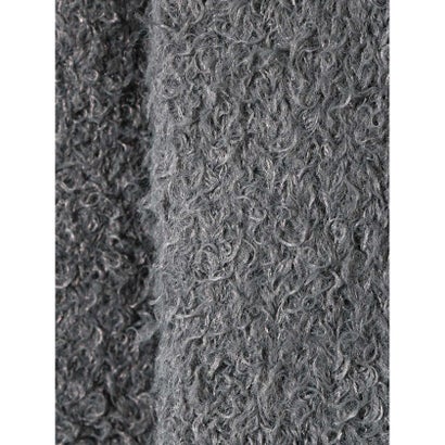 MIDIUMISOLID for Ladies クラウドループジップニット （チャコールグレー(color92)）｜詳細画像