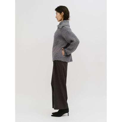 ミディウミソリッド MIDIUMISOLID MIDIUMISOLID for Ladies クラウドループジップニット （ダークグリーン(color22)）｜詳細画像