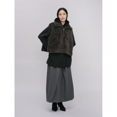 ミディウミソリッド MIDIUMISOLID MIDIUMISOLID for Ladies コンパクトスウェットフーディー （ブラック(color99)）｜詳細画像