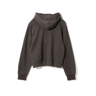 ミディウミソリッド MIDIUMISOLID MIDIUMISOLID for Ladies コンパクトスウェットフーディー （ブラック(color99)）｜詳細画像