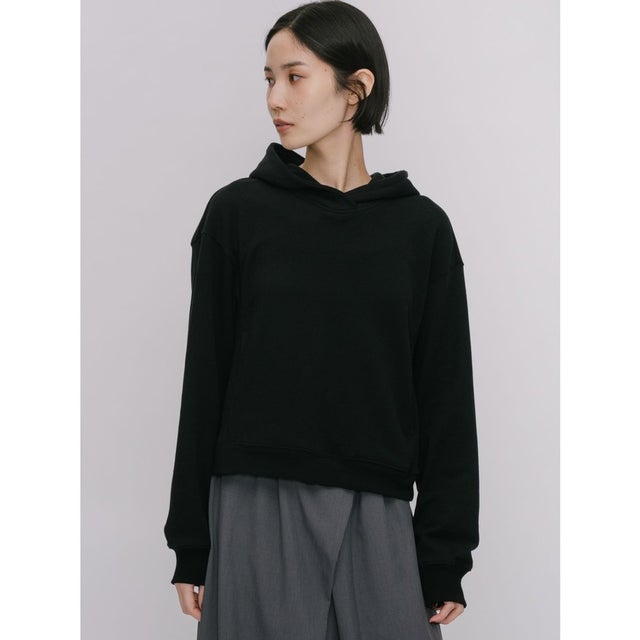 for Ladies コンパクトスウェットフーディー （ブラック(color99)）