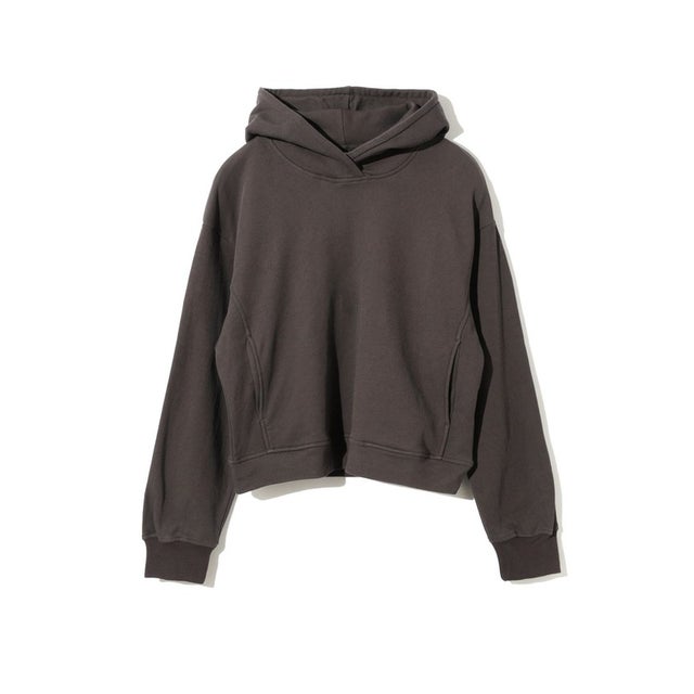 for Ladies コンパクトスウェットフーディー （チャコールグレー(color92)）