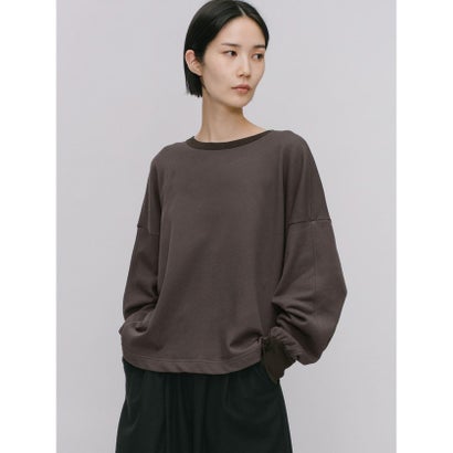 MIDIUMISOLID for Ladies ワイドスウェットプルオーバー （ブラック(color99)）｜詳細画像