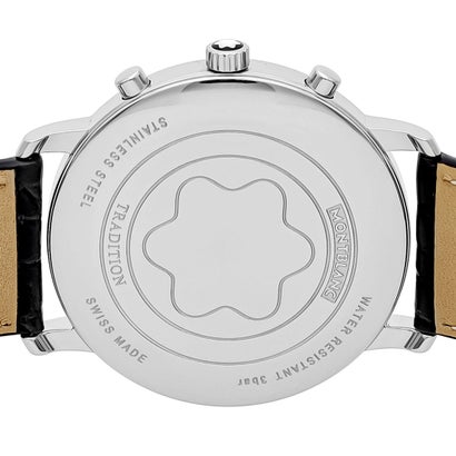モンブラン Montblanc トラディション メンズ 時計 114339 クォーツ ホワイト アリゲーター革 スイス （ホワイト）｜詳細画像