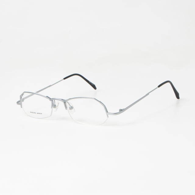 
                    メガネ 眼鏡 アイウェア レディース メンズ （マットシルバー）