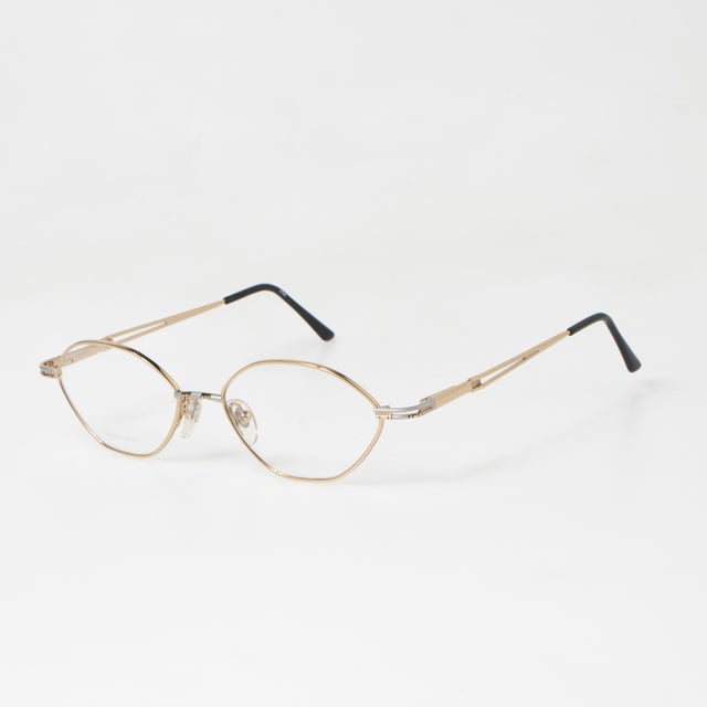 
                    メガネ 眼鏡 アイウェア レディース メンズ （ゴールド/ライトブルー）