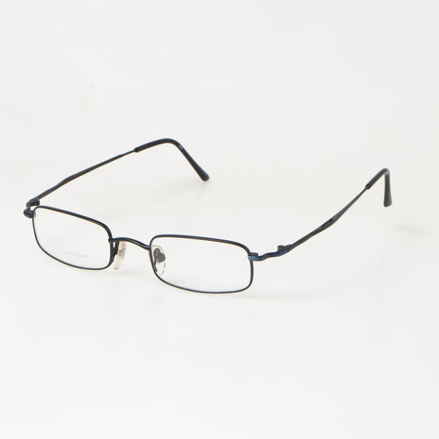 
                    メガネ 眼鏡 アイウェア レディース メンズ （マットブラック/ネイビー）