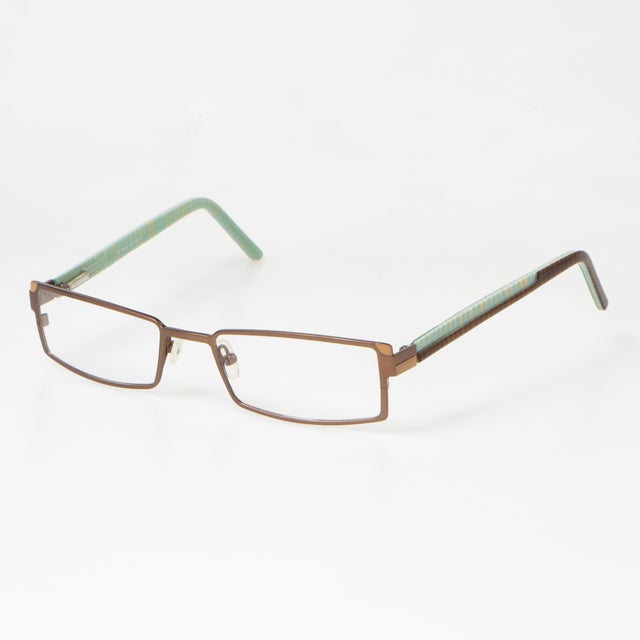 
                    メガネ 眼鏡 アイウェア レディース メンズ （ブラウン/ライトブルー）