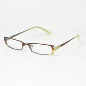 メガネ 眼鏡 アイウェア レディース メンズ （ライトグリーン/ブラウン）