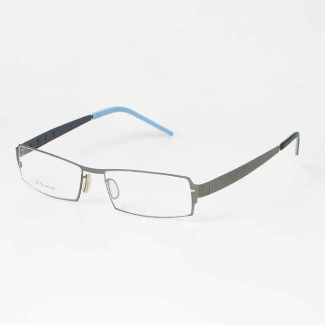 
                    メガネ 眼鏡 アイウェア レディース メンズ （グレー/ネイビー）