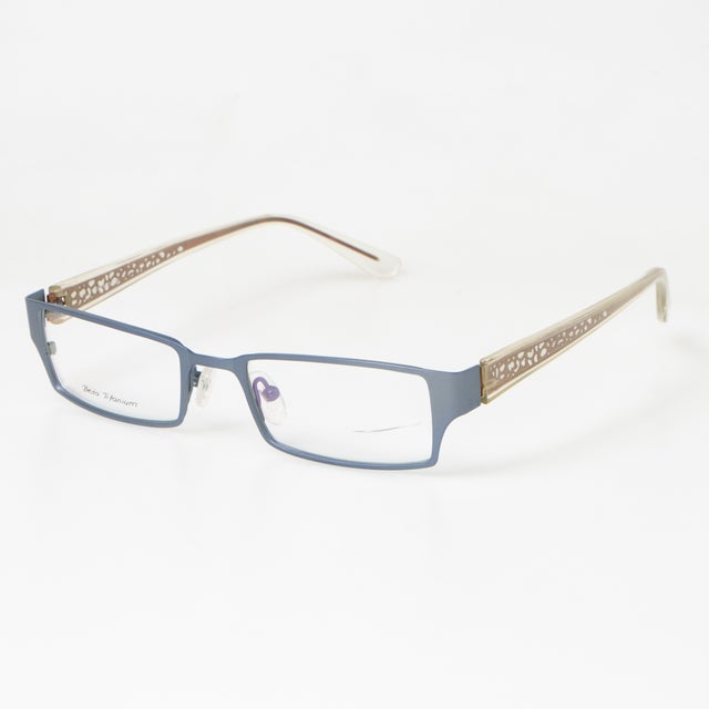 
                    メガネ 眼鏡 アイウェア レディース メンズ （ブルー/ブラウン）