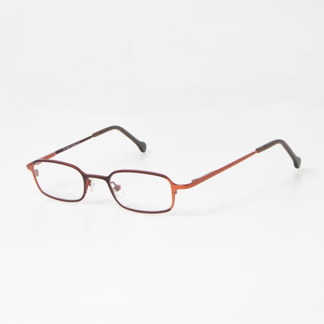 
                    メガネ 眼鏡 アイウェア レディース メンズ （レッド/オレンジ）