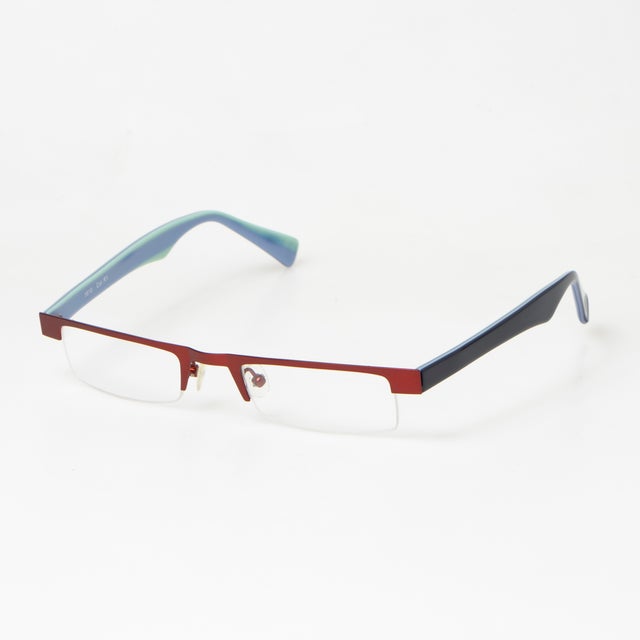 
                    メガネ 眼鏡 アイウェア レディース メンズ （レッド/ネイビー/ライトブルー）