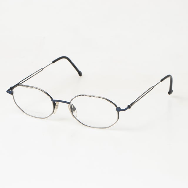 
                    メガネ 眼鏡 アイウェア レディース メンズ （グレー/ブルー）