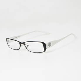 メガネ 眼鏡 アイウェア レディース メンズ （マットブラック/ホワイト）