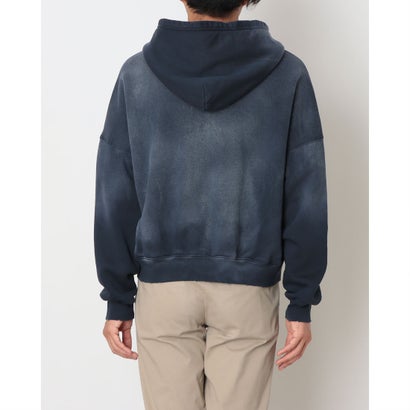 オーバーサイズ ジップアップフーディ （Navy）｜詳細画像