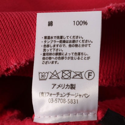 オーバーサイズ クロップフーディ （Red）｜詳細画像