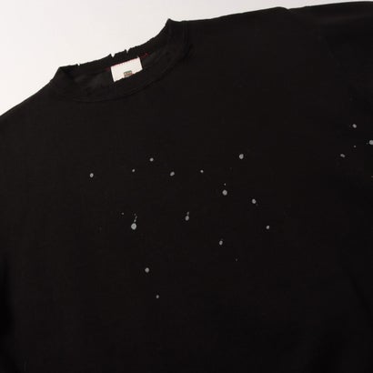 クラシッククルーネック スプラッター （Black）｜詳細画像