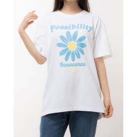 プリントTシャツ デイジープリント Possibility （ホワイト）
