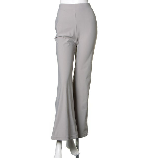 meryl hight tension flare pants （GY）